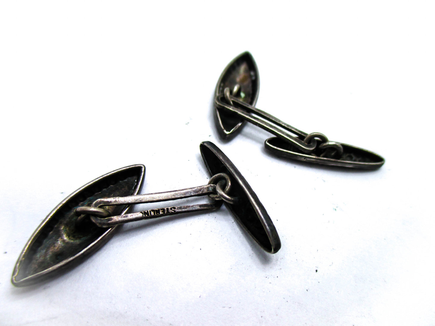 Antique Sterling Cufflinks - 125 Years of Beautiful