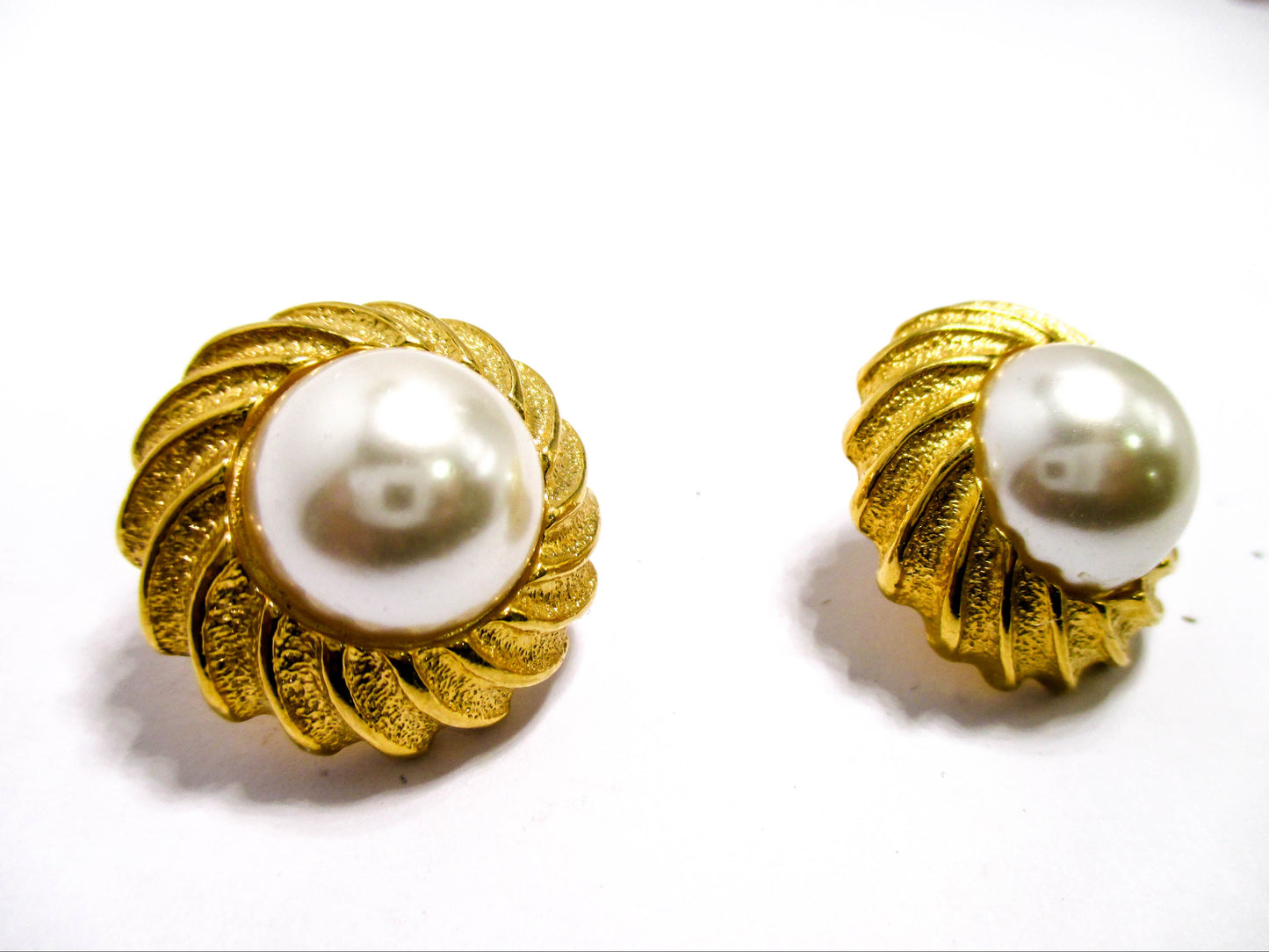 Napier Mabe Pearl Pierced Earrings