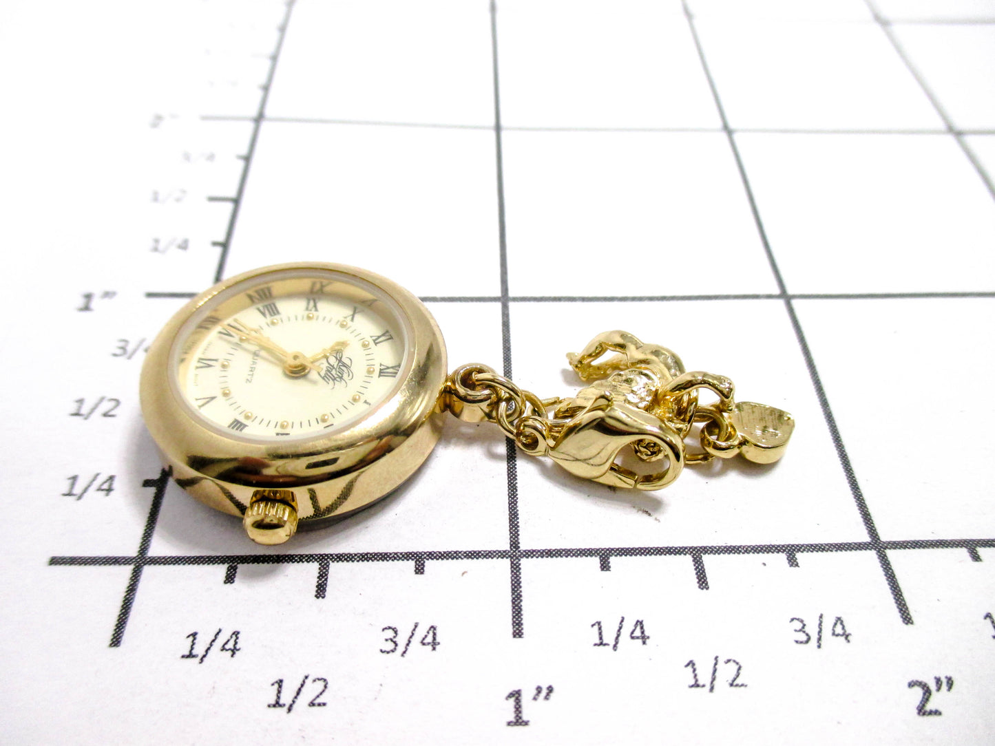 Kirk's Folly Gold Tone Watch Pendant