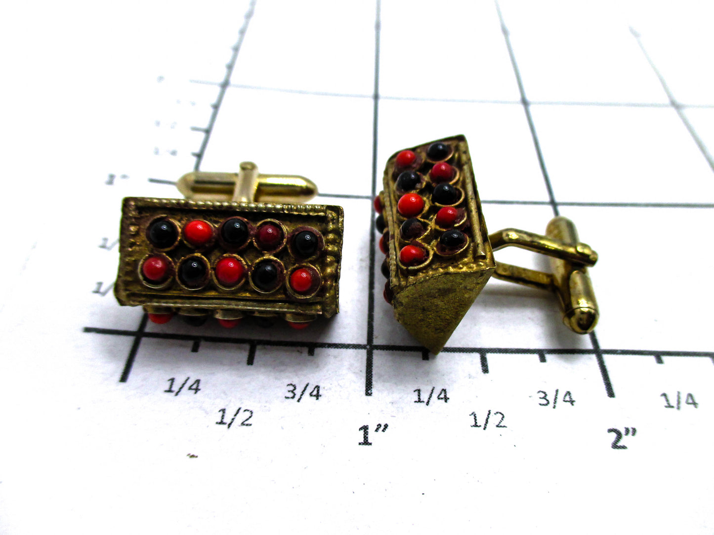 Gilt Silver Turkish Cufflinks