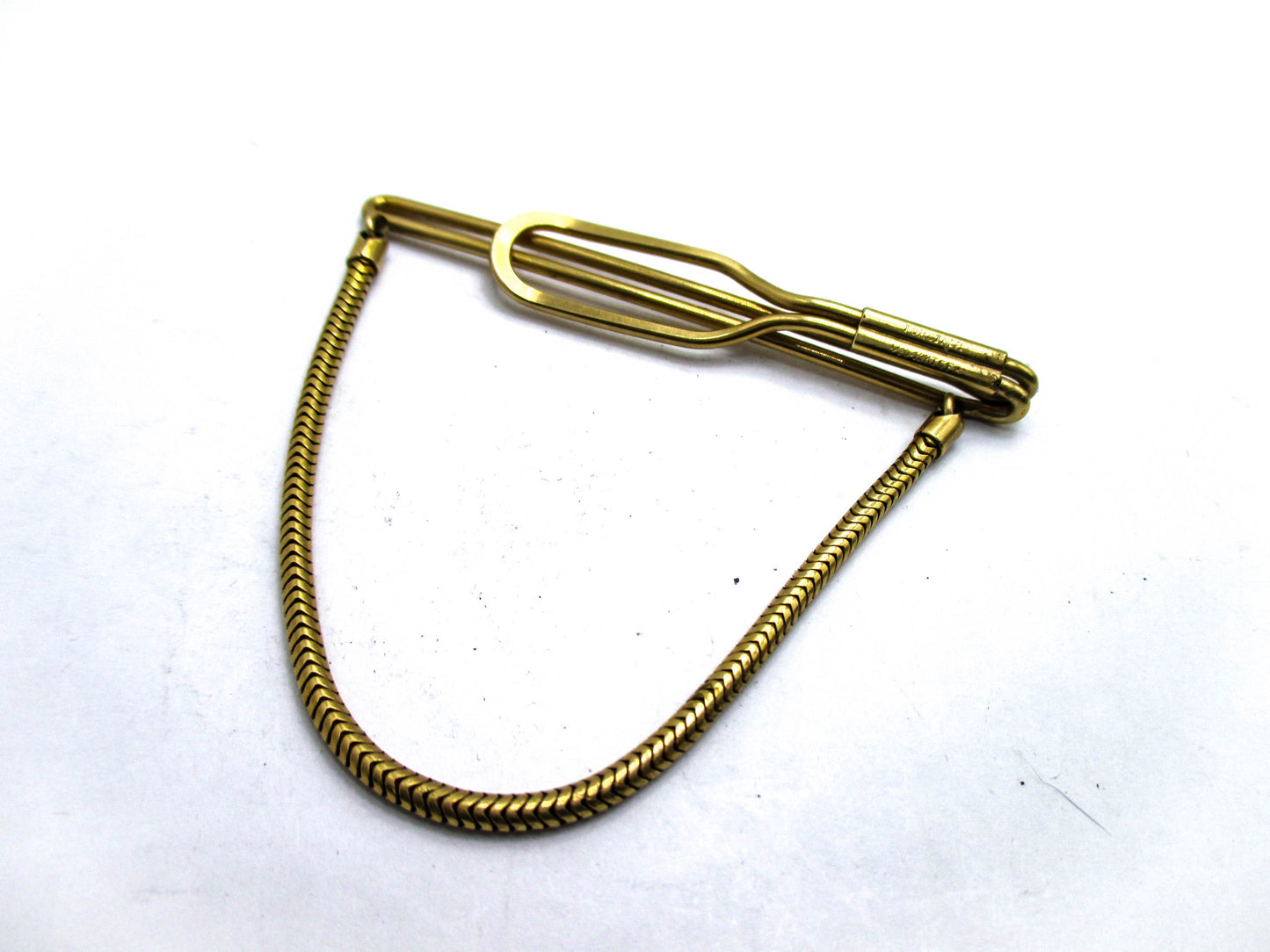 Vintage Tie keeper Gold Filled Snake Chain