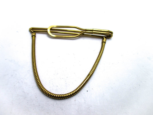Vintage Tie keeper Gold Filled Snake Chain