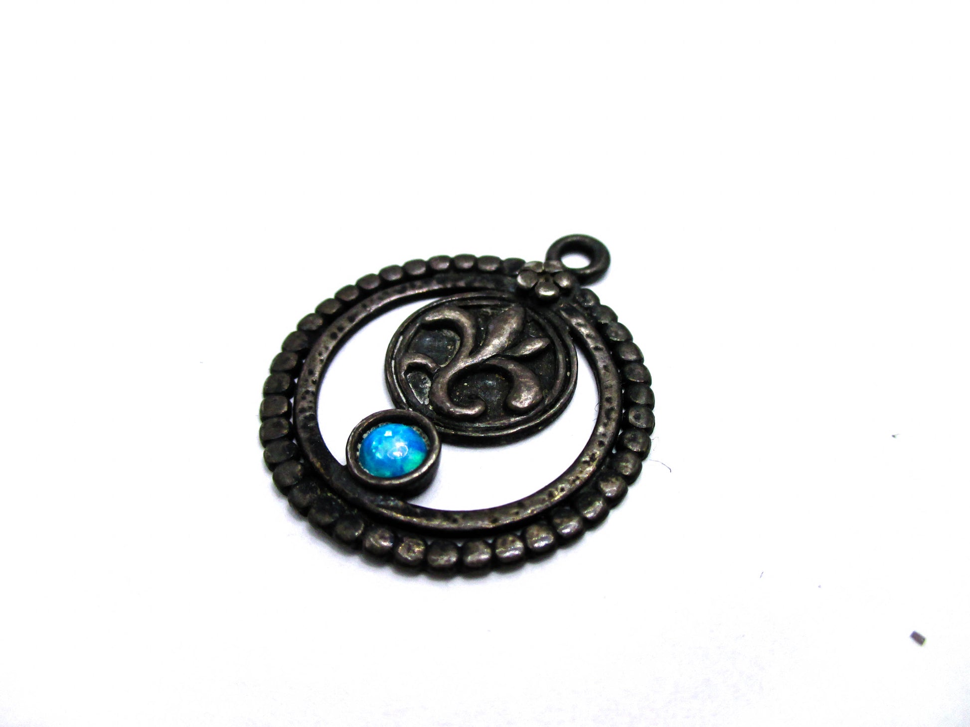 Vintage Sterling Silver Mexico Funnel Pendant