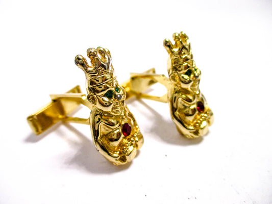 Billiken Cufflinks - Masonic Royal Order of Jesters