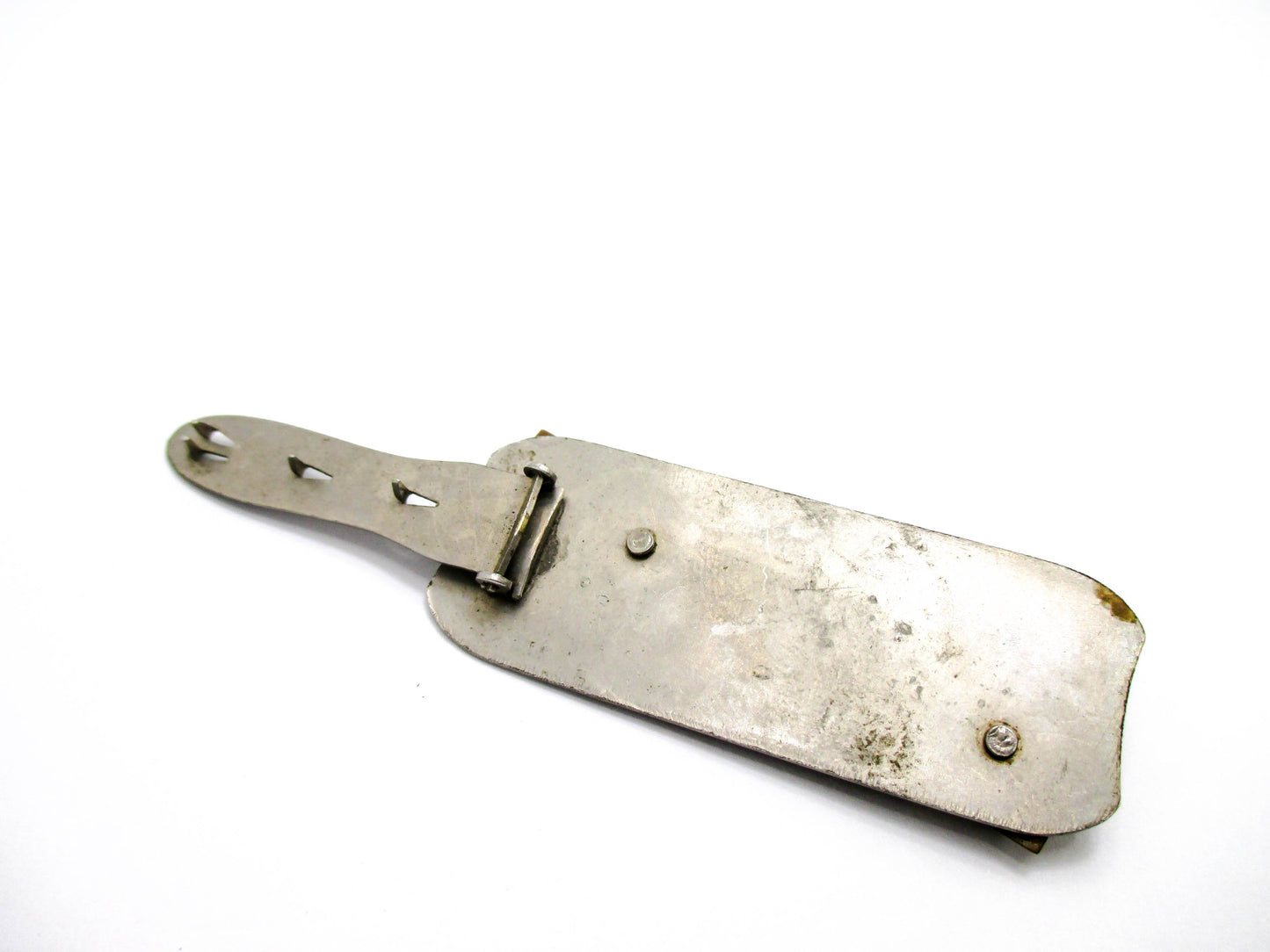 Brown on Silver Dress Clip