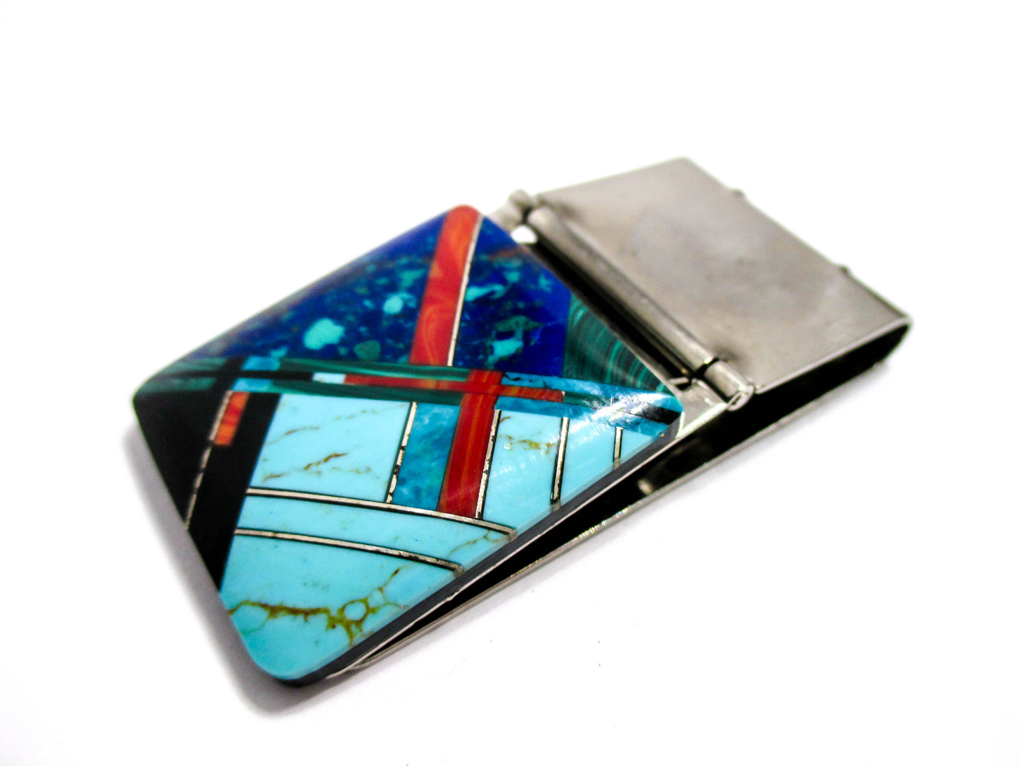 Mosaic Inlay Vintage Money Clip