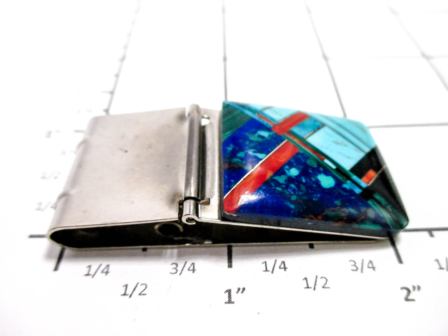 Mosaic Inlay Vintage Money Clip
