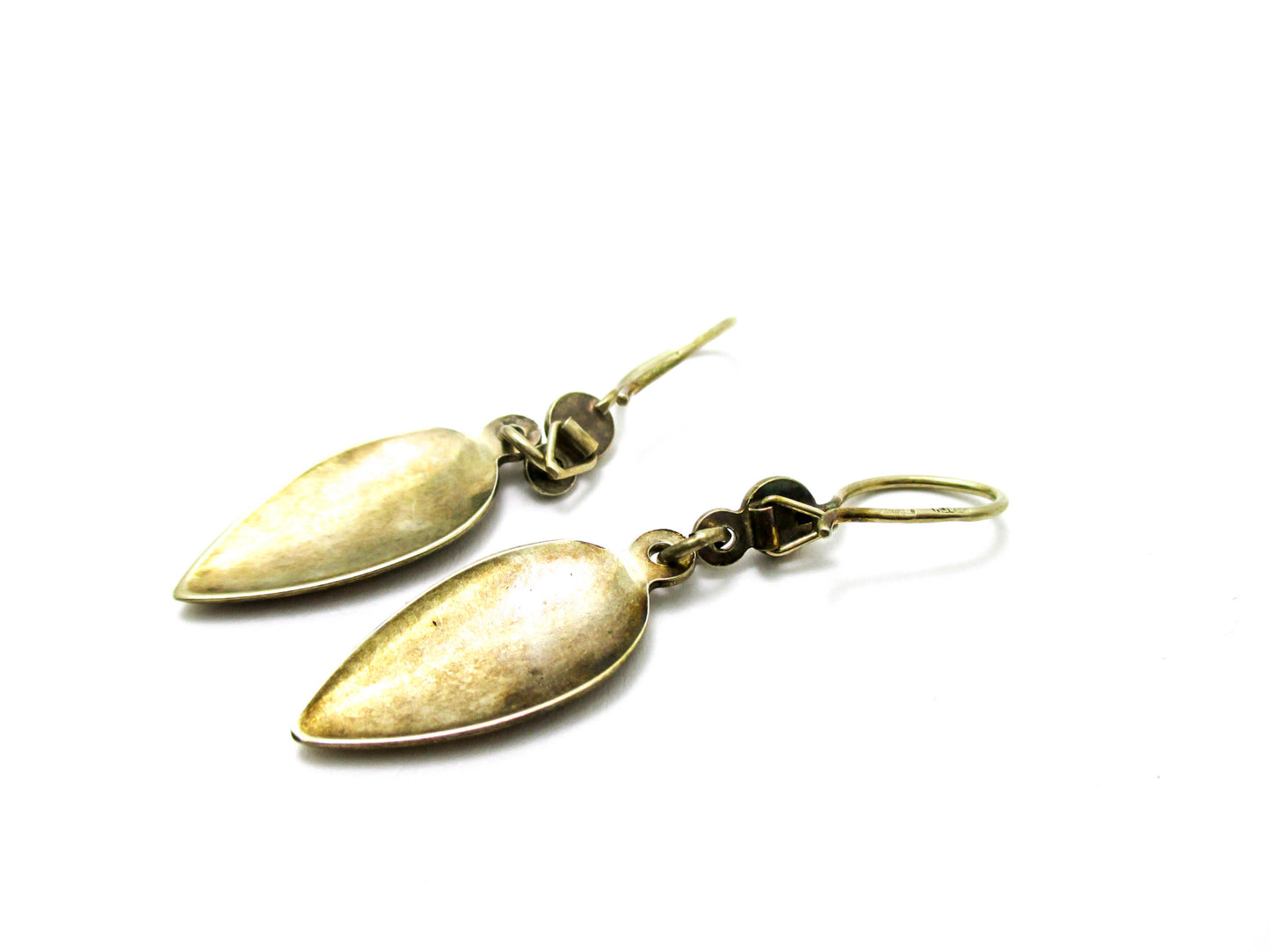 Kubachi Niello Silver Earring Set