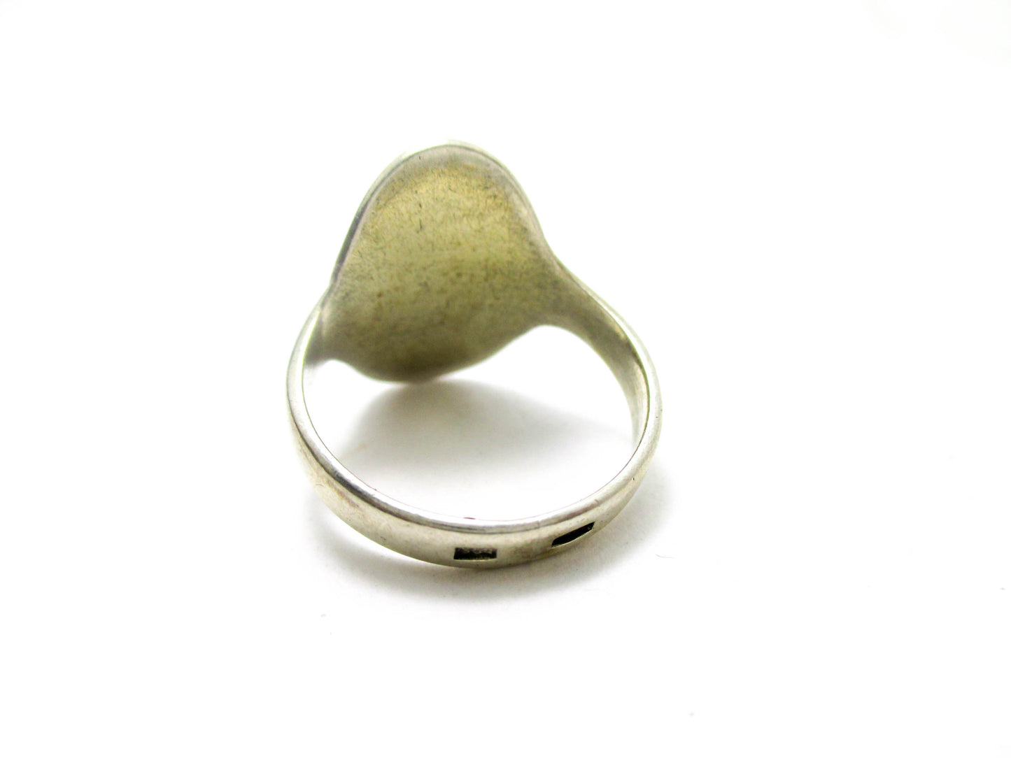 Kubachi Niello Silver Ring Size 8 1/4
