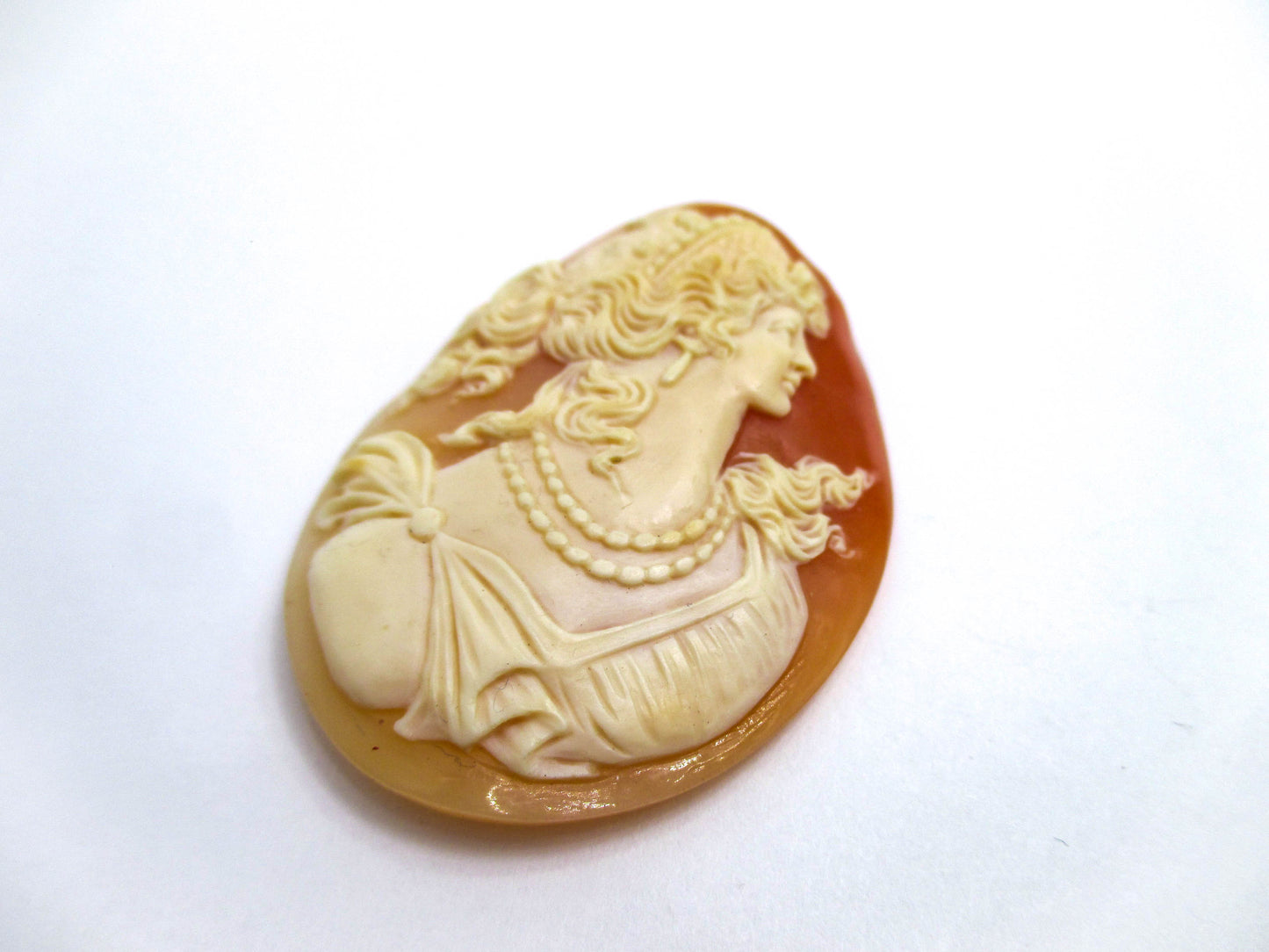 Antique Cameo of Hera In All Her Beauty - Large 2"