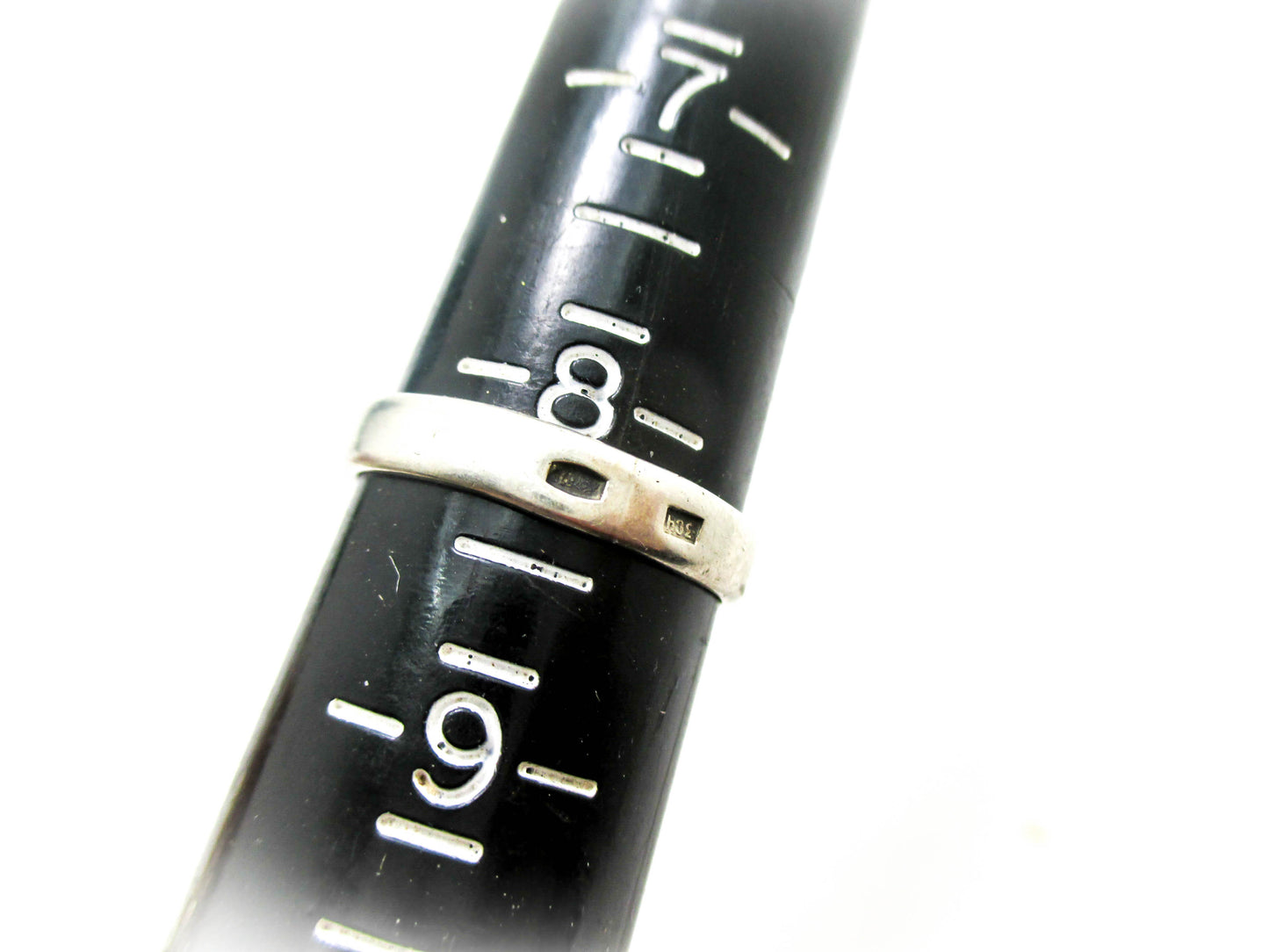 Kubachi Niello Silver Ring Size 8 1/4