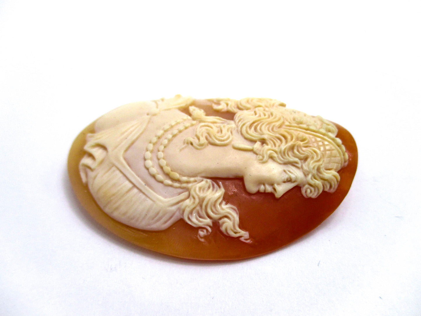 Antique Cameo of Hera In All Her Beauty - Large 2"