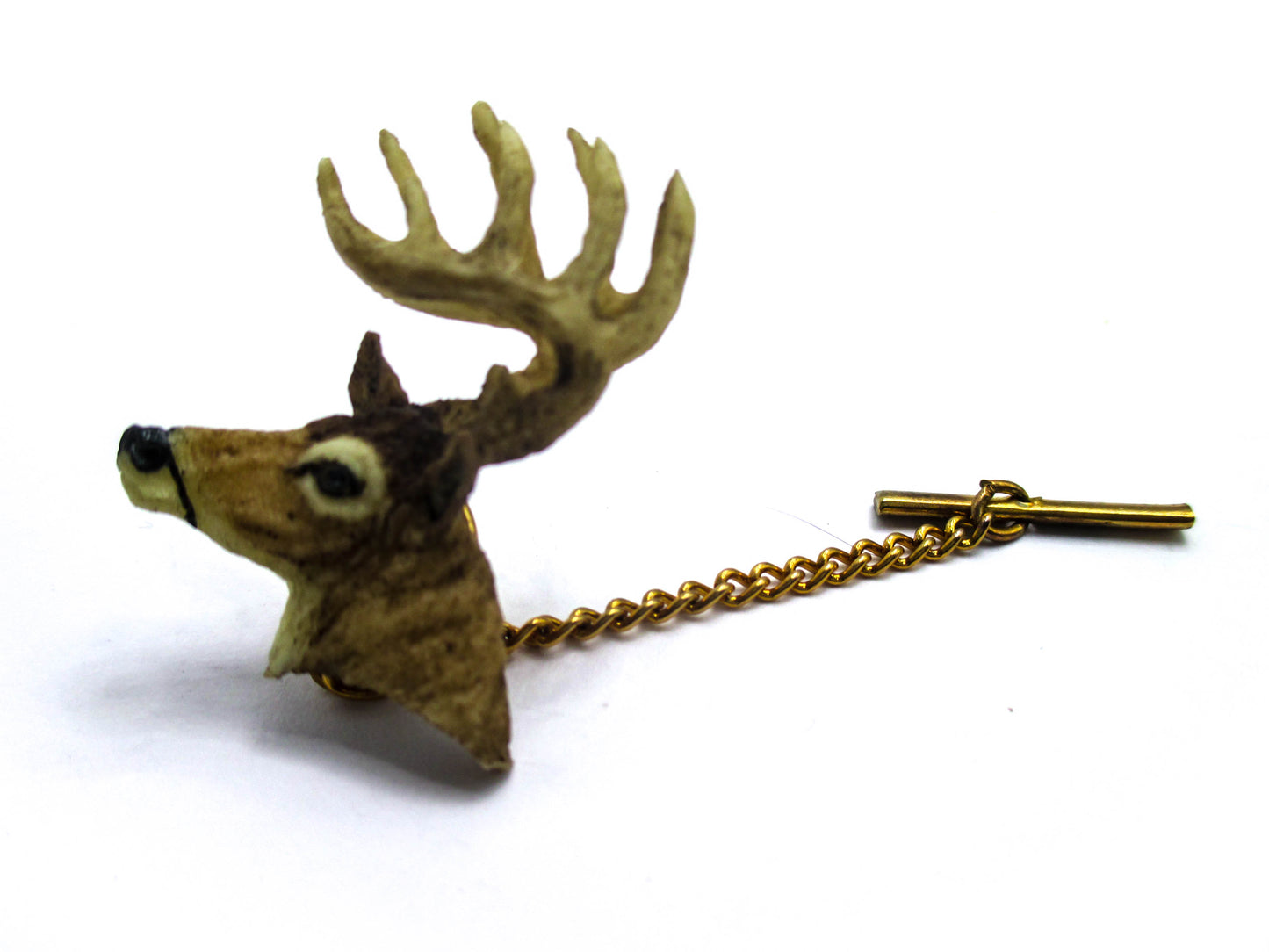 Stag Lapel Pin - 10 Point Trophy Deer Pin