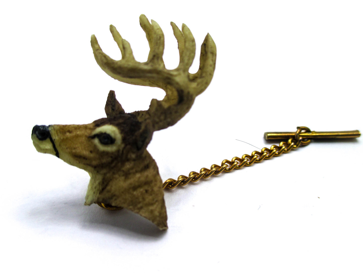 Stag Lapel Pin - 10 Point Trophy Deer Pin
