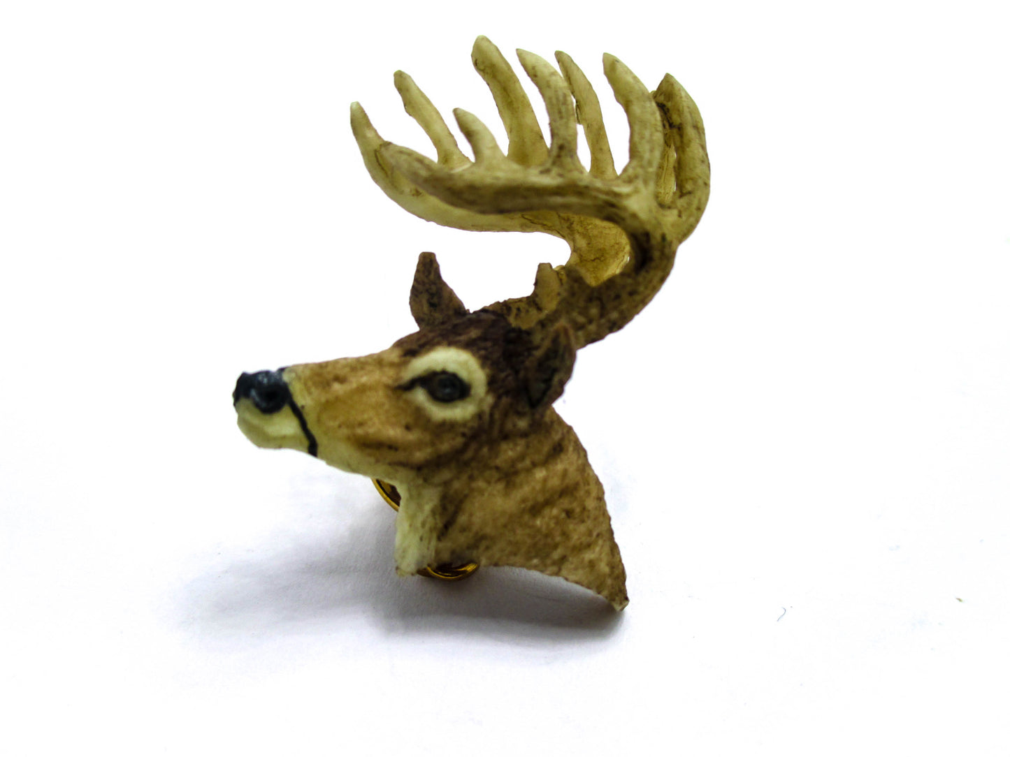 Stag Lapel Pin - 10 Point Trophy Deer Pin