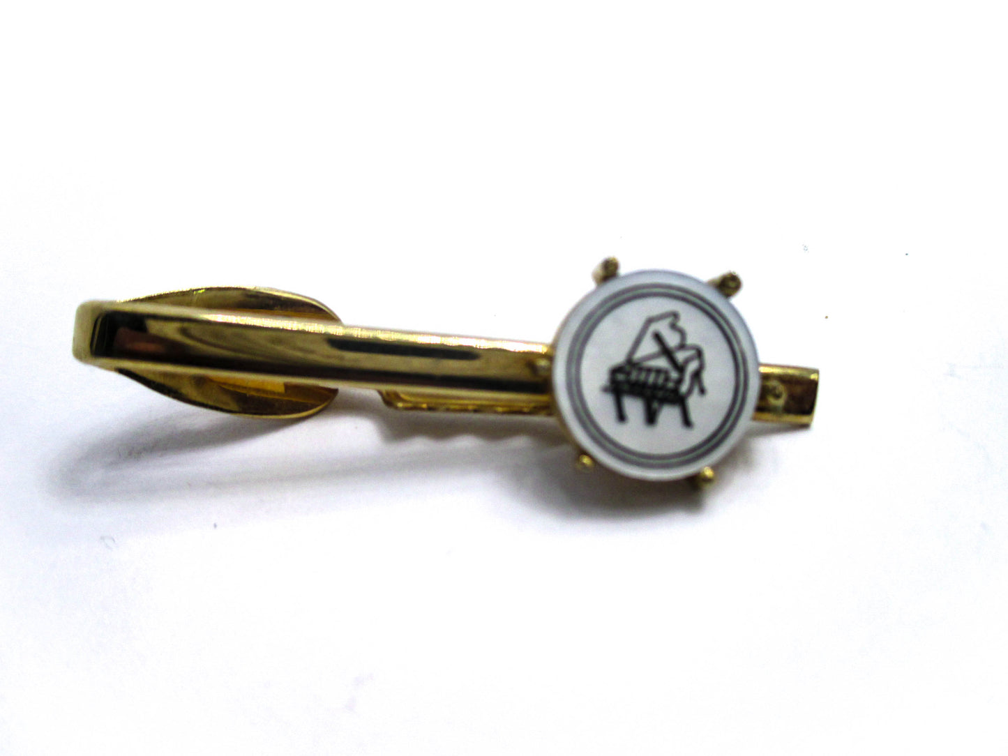Grand Piano Cufflinks and Tie Clip Set